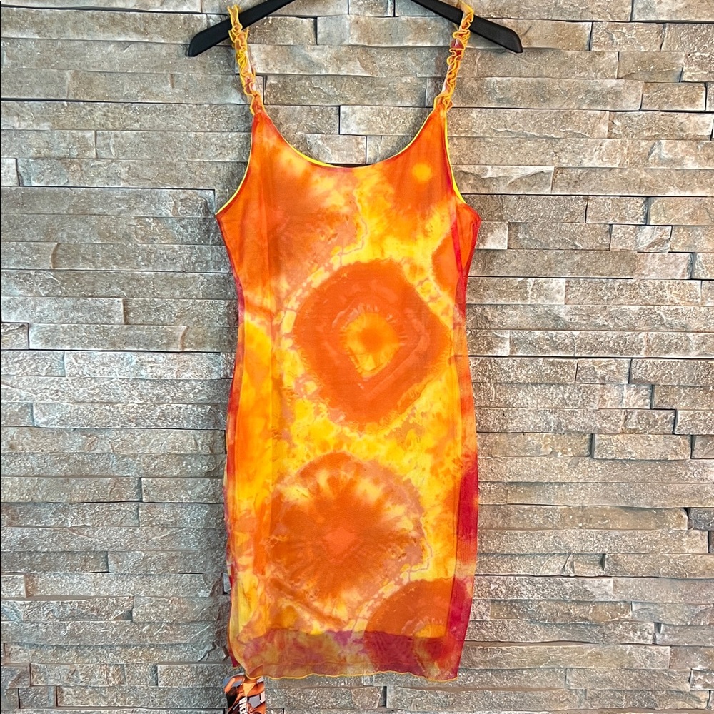 UjENA Vibrant Yellow Dress